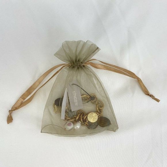 Chico’s Gold Tone Charm Charmy Bracelet NWT - Picture 2 of 3